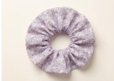 Chouchou fleuri lavande Mus Accessoires